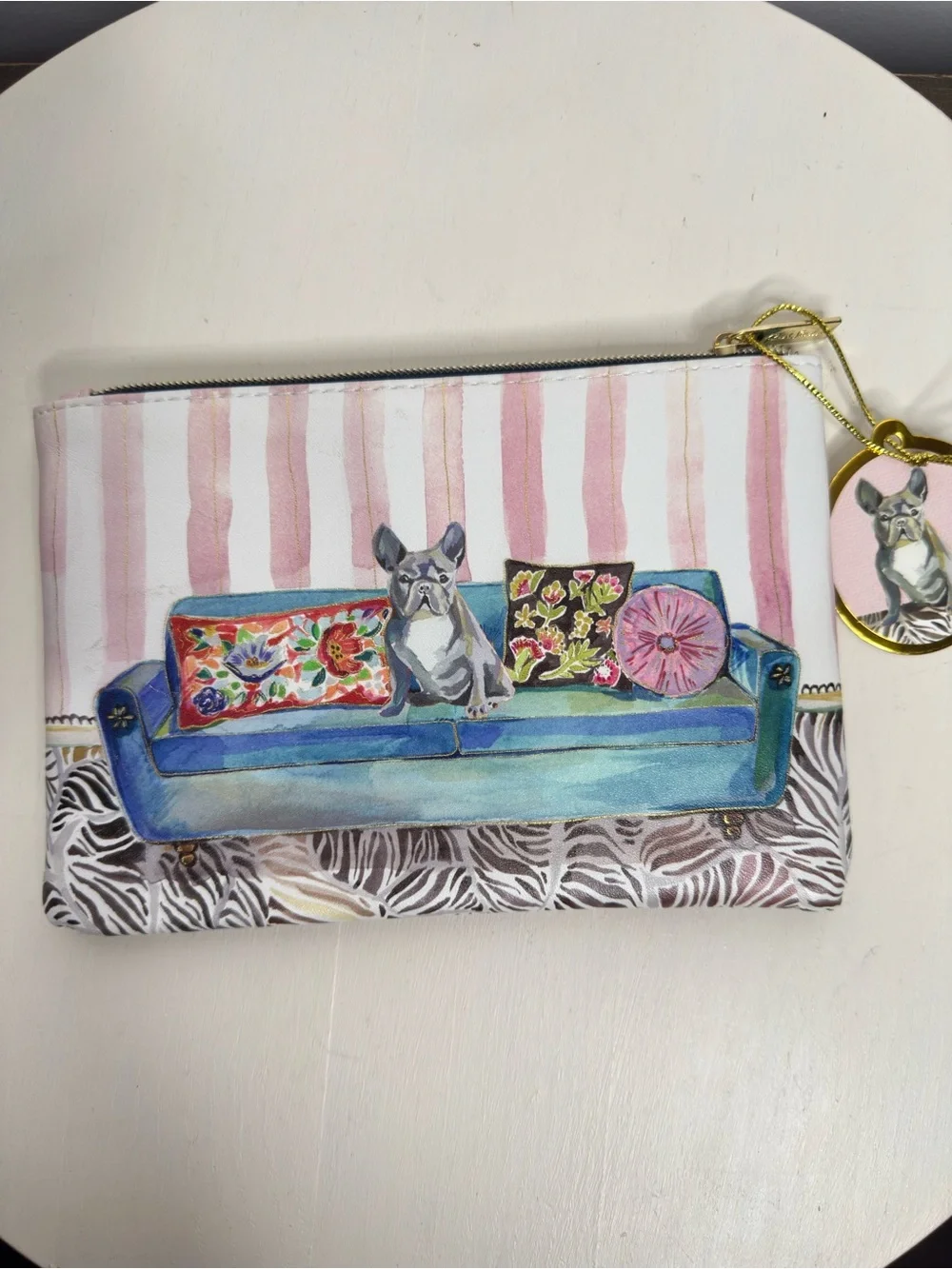 Punch Studio Decorator Frenchie Glam Pouch